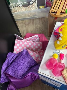 American girl doll/ Our generation doll traveling set(s) - used